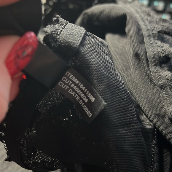 Torrid Plus Size Black Lightly Lined Lace XO Front Bralette - Picture 4 of 6